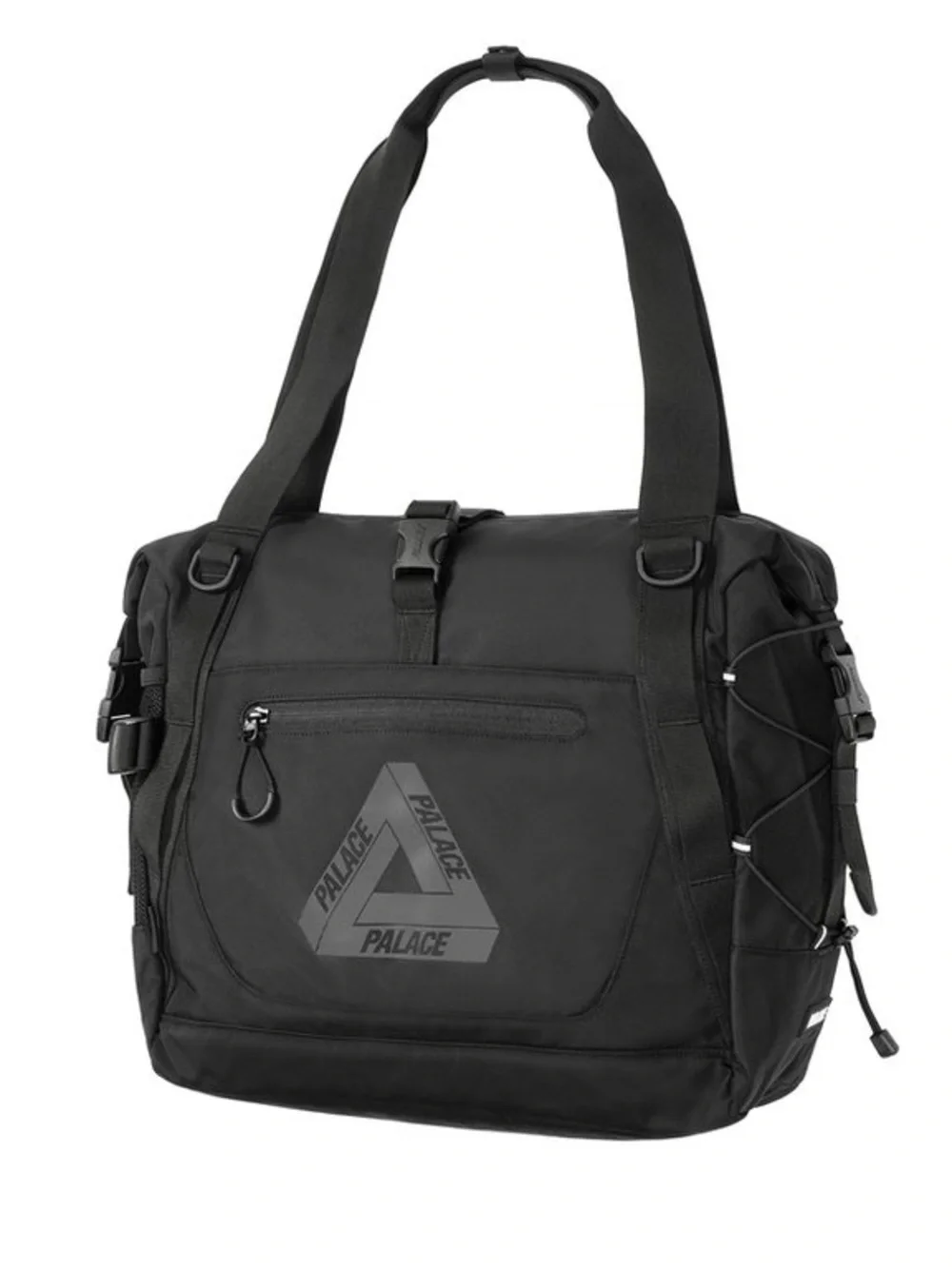 Palace Cordura RS Shoulder Bag Black Graphite Men's SS24 Logo Travel Gym Work